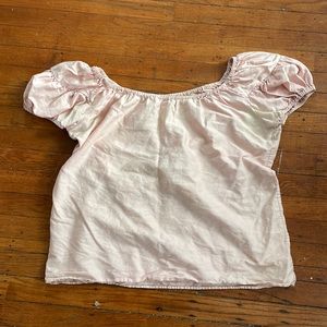 Pink Tartan cap sleeve top
